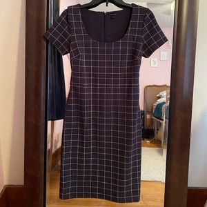 Ann Taylor Window-Pane Dress
